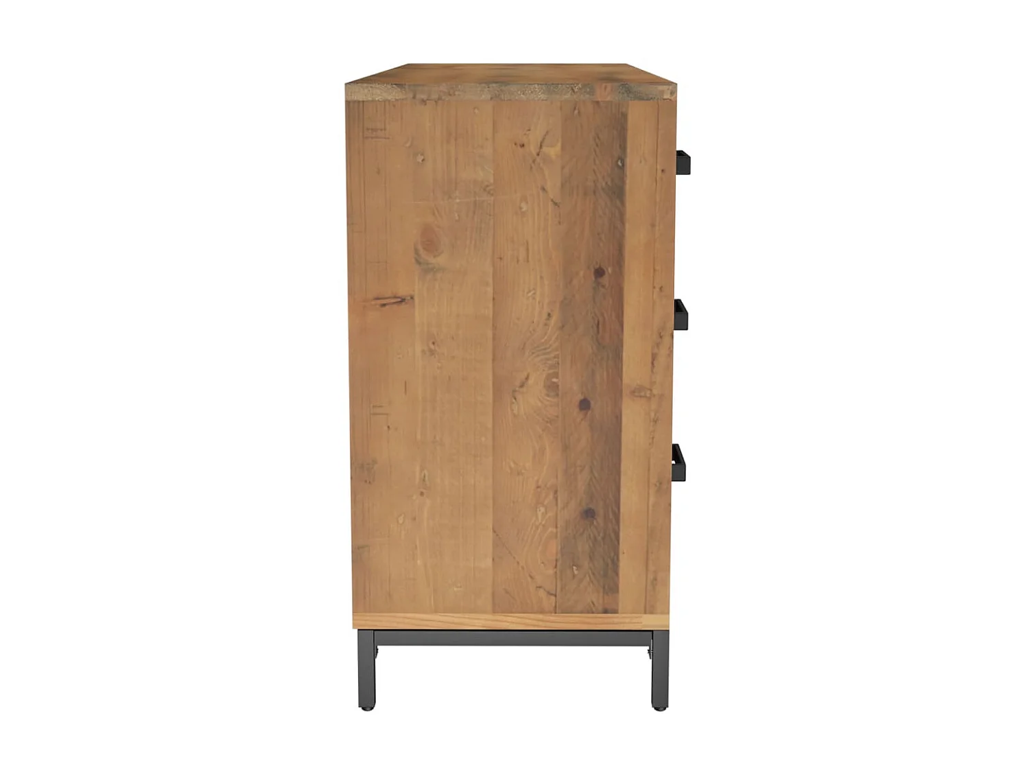 Sideboard Lowboard - Braun 110x35x70 cm Massivholz Kiefer -RM86336