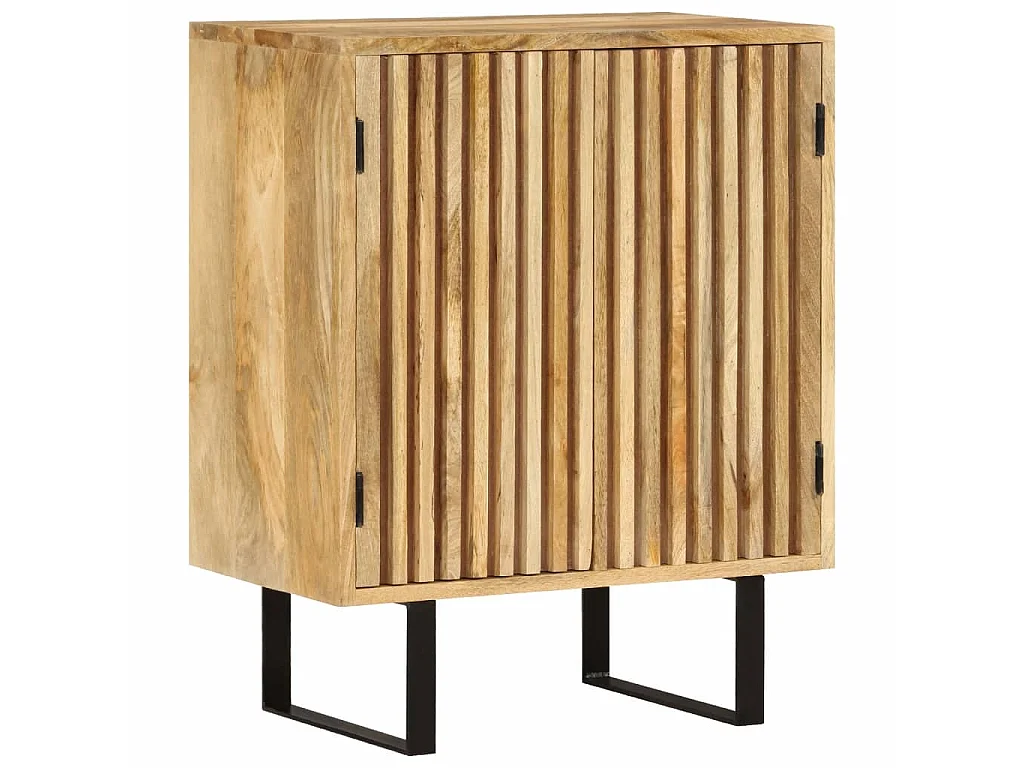 Sideboard Anrichte mit 2 Türen 55x35x70 cm Massivholz Mango -RM46303