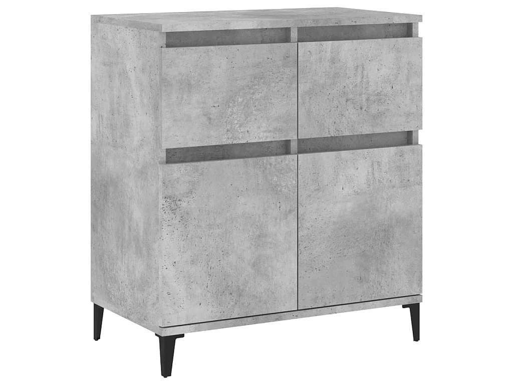 Sideboard Lowboard - Betongrau 60x35x70 cm Holzwerkstoff -RM46489