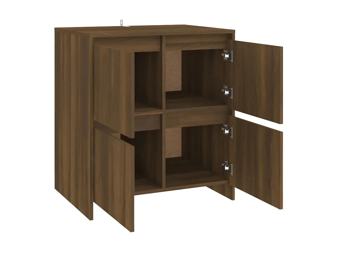 Sideboard Lowboard - Braun Eichen-Optik 70x41x75 cm Holzwerkstoff -RM23148