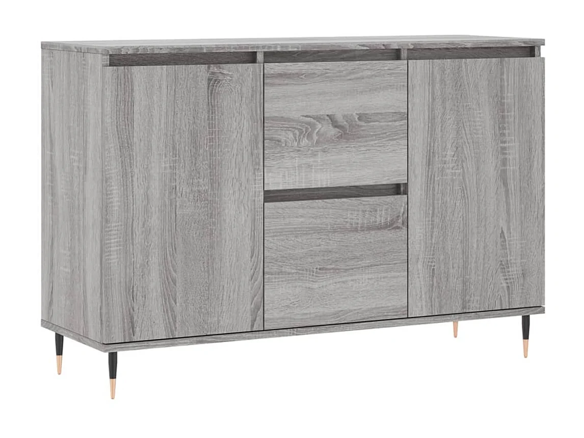 Sideboard Grau Sonoma - Lowboard 104x35x70 cm Holzwerkstoff -RM32808