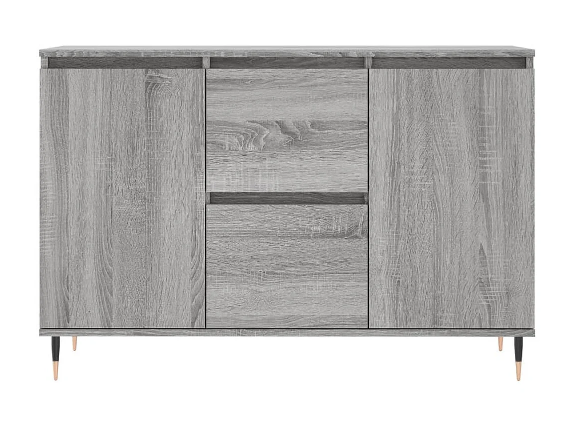 Sideboard Grau Sonoma - Lowboard 104x35x70 cm Holzwerkstoff -RM32808