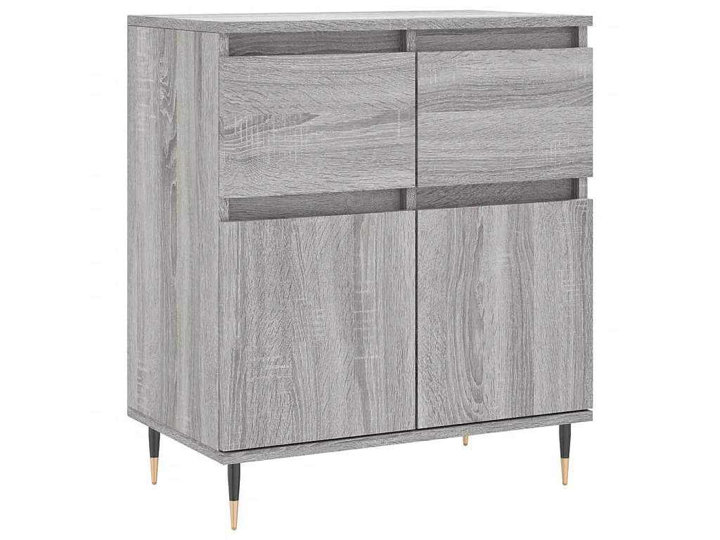 Sideboard Grau Sonoma - Lowboard 60x35x70 cm Holzwerkstoff -RM90158