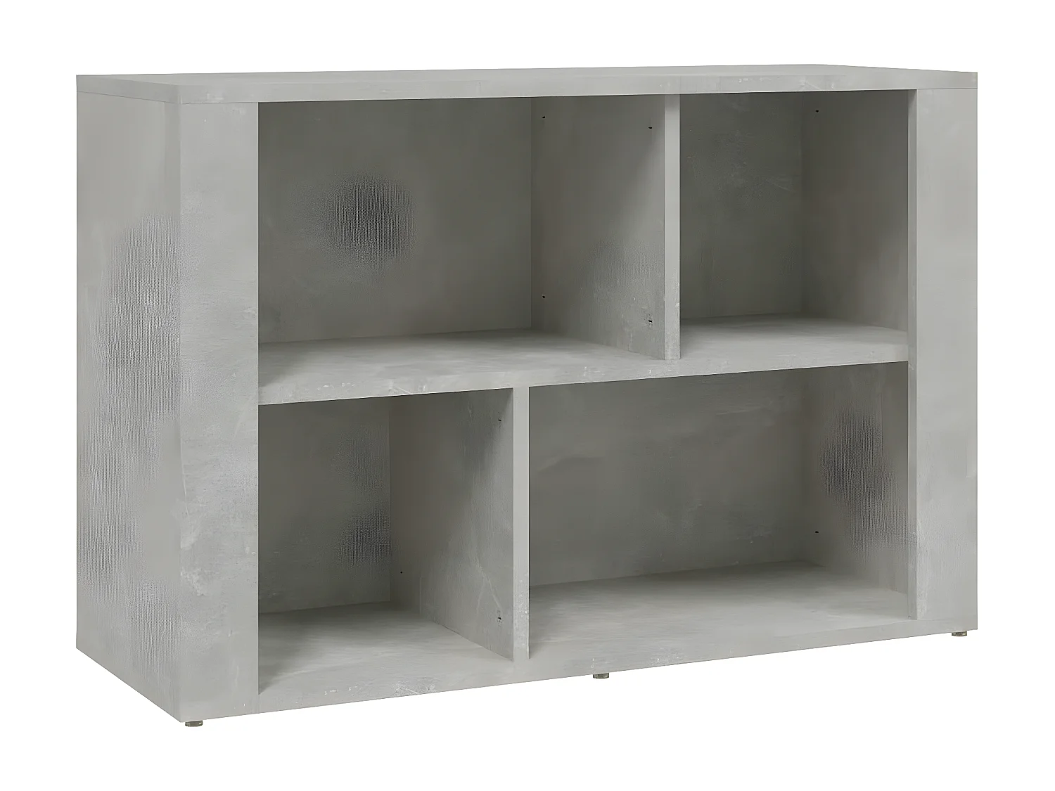Sideboard Lowboard - Betongrau 80x30x54 cm Holzwerkstoff -RM10109