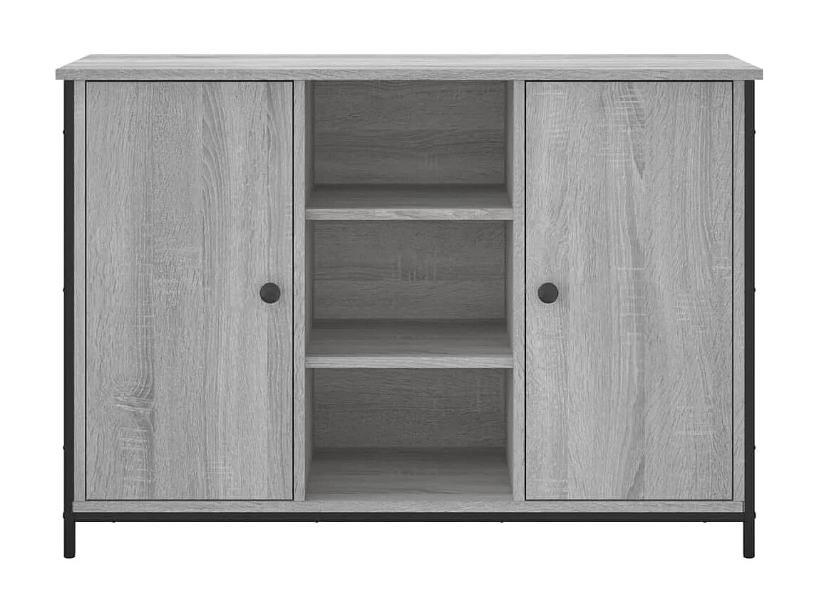 Sideboard Grau Sonoma - Lowboard 100x35x70 cm Holzwerkstoff -RM21628