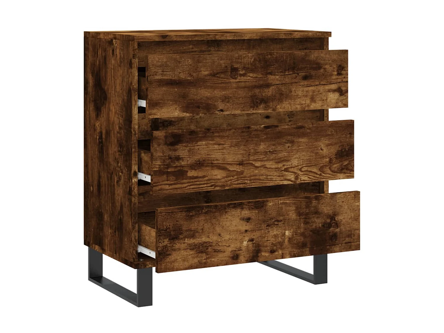 Sideboard Anrichte Räuchereiche 60x35x70 cm Holzwerkstoff -RM15996