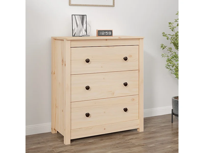 Sideboard Lowboard - 70x35x80 cm Massivholz Kiefer -RM58841