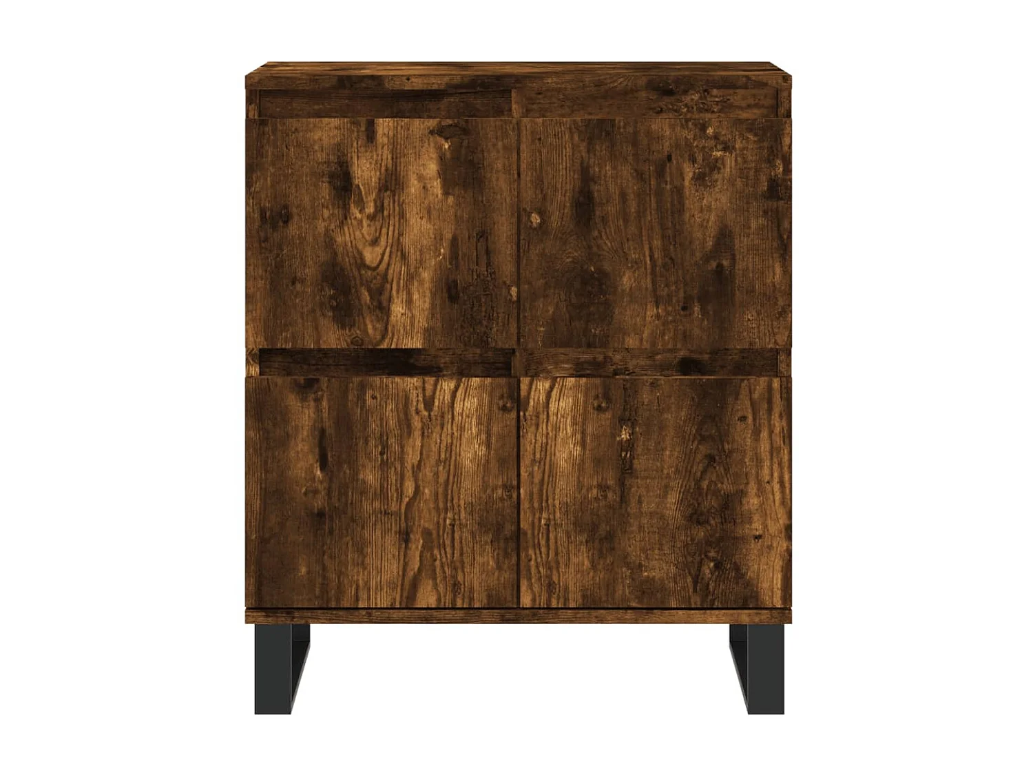 Sideboards im 2er-Set Lowboards Räuchereiche Holzwerkstoff -RM14697