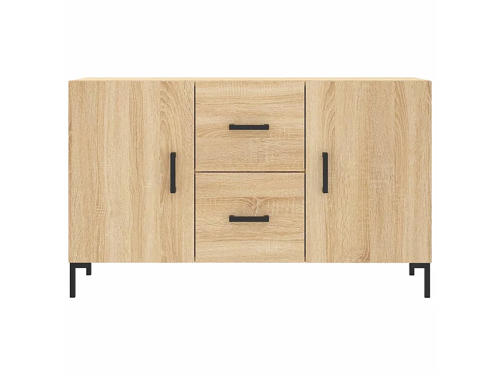 Sideboard Anrichte Sonoma-Eiche 100x36x60 cm Holzwerkstoff -RM62792