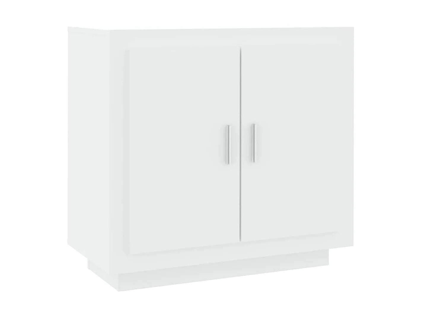 Sideboard Weiß Anrichte 80x40x75 cm Holzwerkstoff -RM21436