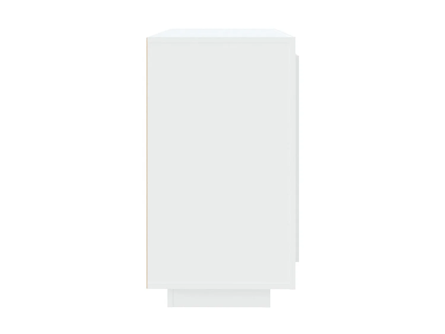 Sideboard Weiß Anrichte 80x40x75 cm Holzwerkstoff -RM21436