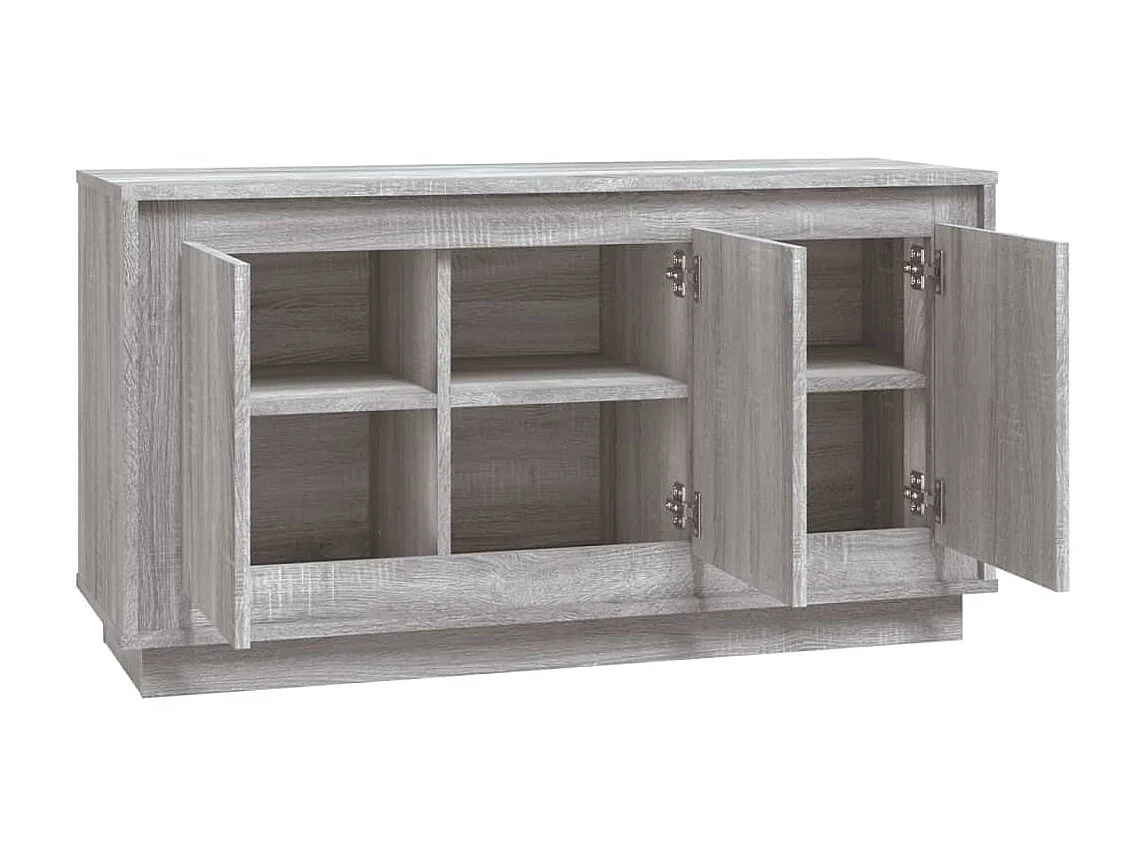 Sideboard Grau Sonoma - Lowboard 102x35x55 cm Holzwerkstoff -RM12269