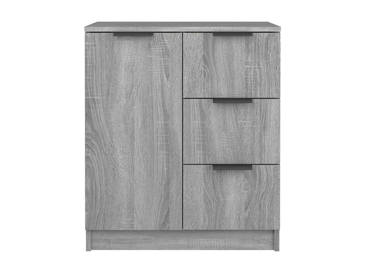 Sideboards Grau im 2er-Set Anrichten Sonoma 60x30x70 cm Holzwerkstoff -RM57479