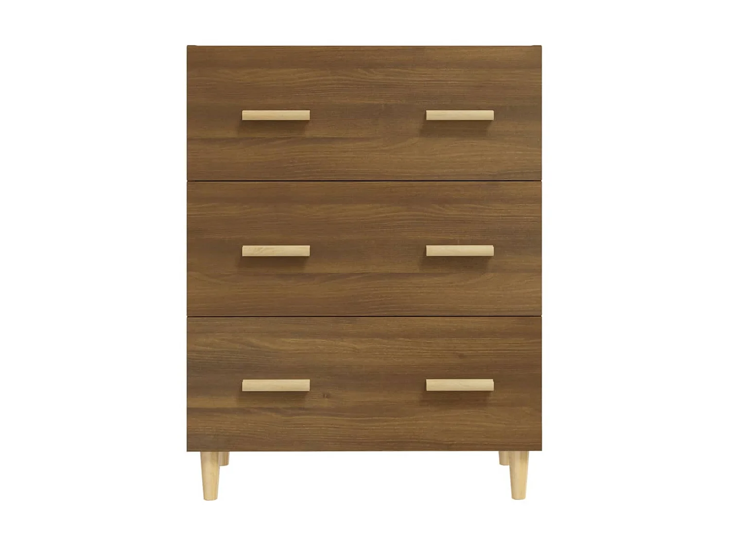 Sideboard Lowboard - Braun Eichen-Optik 70x34x90 cm Holzwerkstoff -RM20418