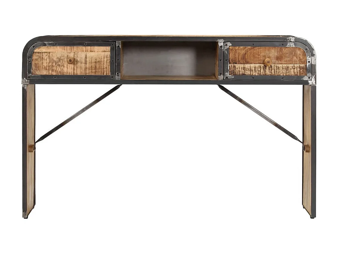 Sideboard Anrichte - 120 x 30 x 75 cm Mango-Massivholz -RM98627