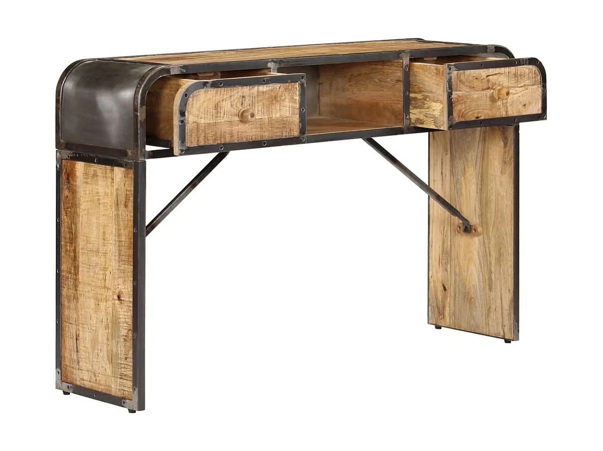 Sideboard Anrichte - 120 x 30 x 75 cm Mango-Massivholz -RM98627