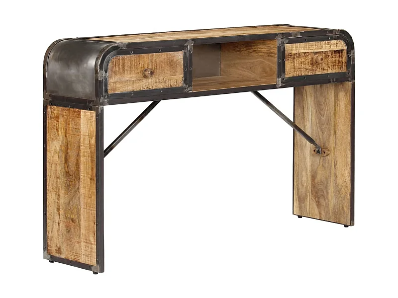 Sideboard Anrichte - 120 x 30 x 75 cm Mango-Massivholz -RM98627