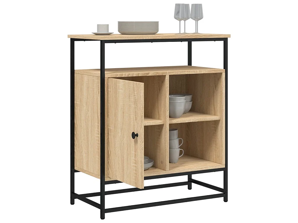 Sideboard Anrichte Sonoma-Eiche 69x35x80 cm Holzwerkstoff -RM38839