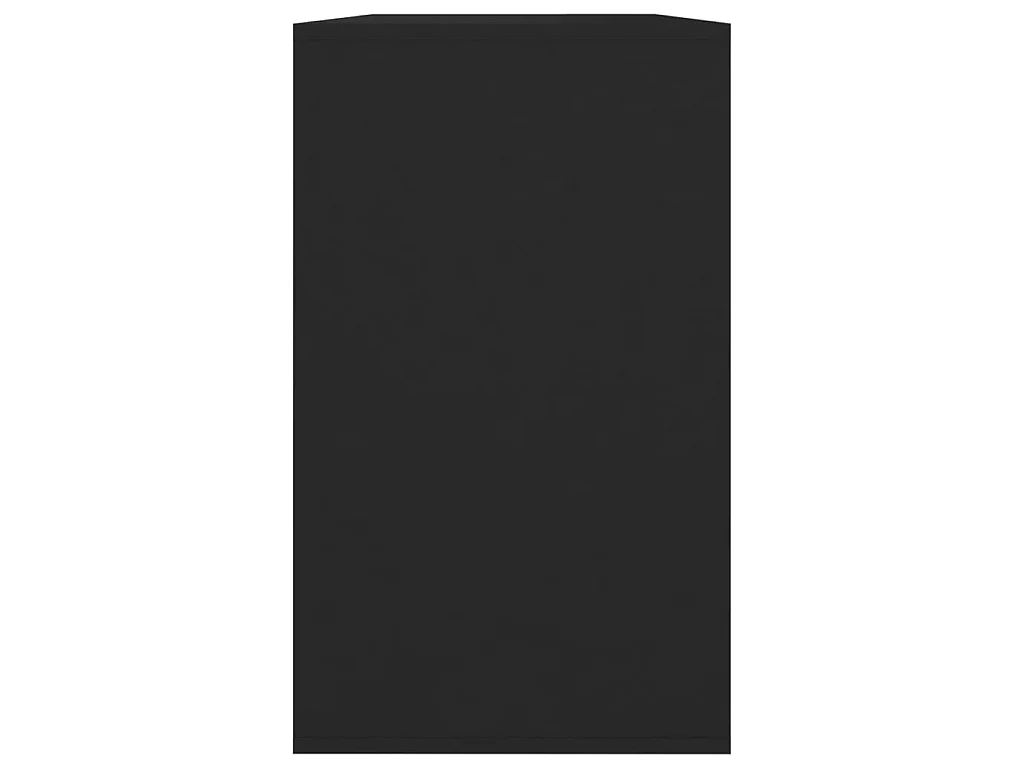 Sideboard Schwarz Anrichte 120x41x75 cm Holzwerkstoff -RM36764