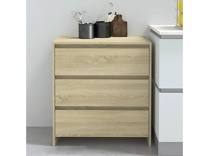 Sideboard Anrichte Sonoma-Eiche 70x41x75 cm Holzwerkstoff -RM77443