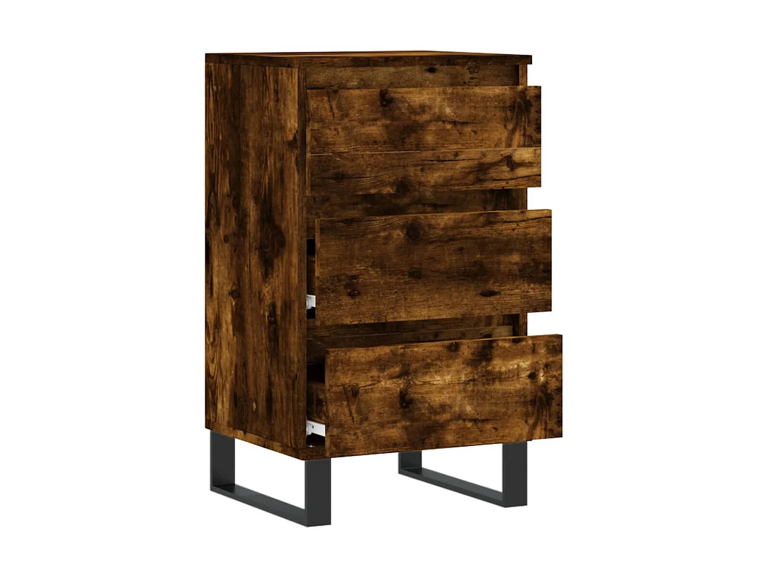 Sideboard Anrichte Räuchereiche 40x35x70 cm Holzwerkstoff -RM61204