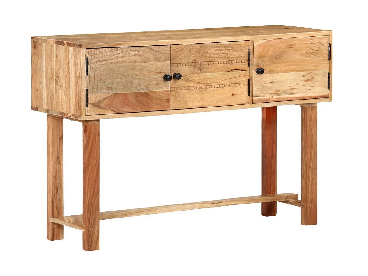 Sideboard Anrichte - 115x35x75 cm Massivholz Akazie -RM77241