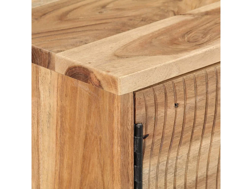 Sideboard Anrichte - 115x35x75 cm Massivholz Akazie -RM77241