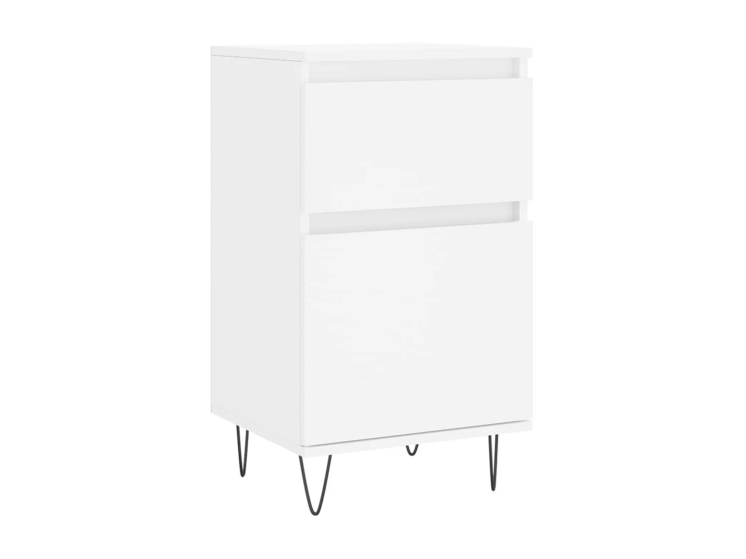 Sideboard Weiß Anrichte 40x35x70 cm Holzwerkstoff -RM21407