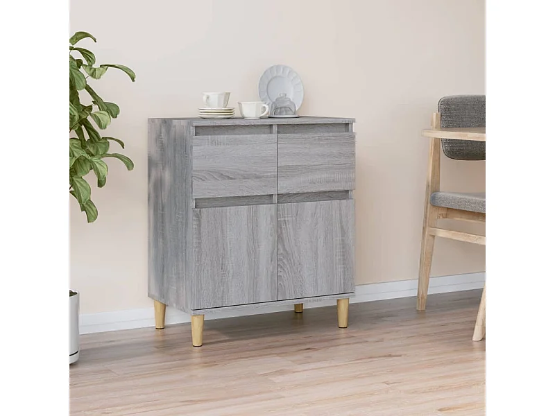 Sideboard Grau Sonoma - Lowboard 60x35x70 cm Holzwerkstoff -RM74714