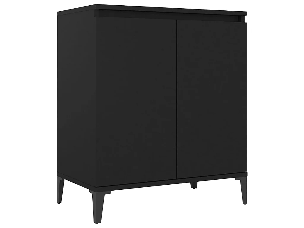 Sideboard Schwarz Anrichte 60x35x70 cm Holzwerkstoff -RM83031