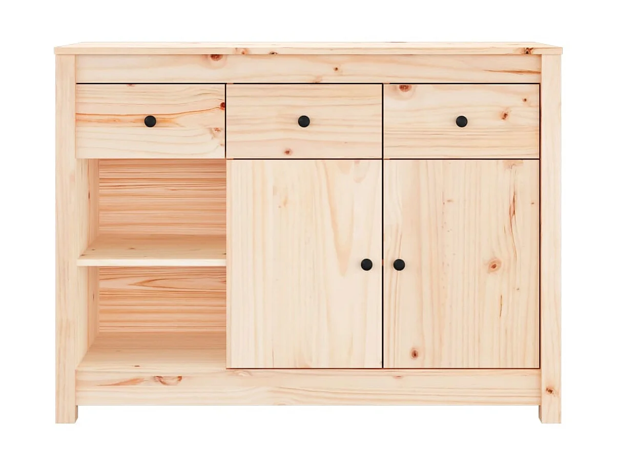 Sideboard Anrichte - 100x35x74 cm Massivholz Kiefer -RM26811