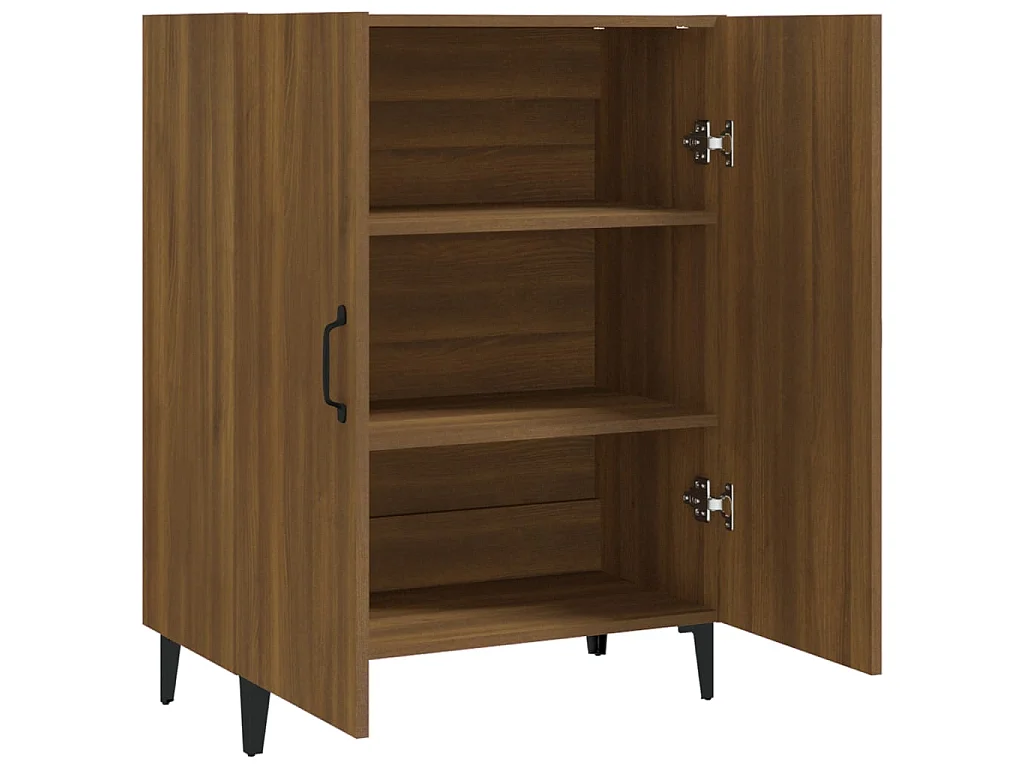 Sideboard Lowboard - Braun Eichen-Optik 70x34x90 cm Holzwerkstoff -RM41573