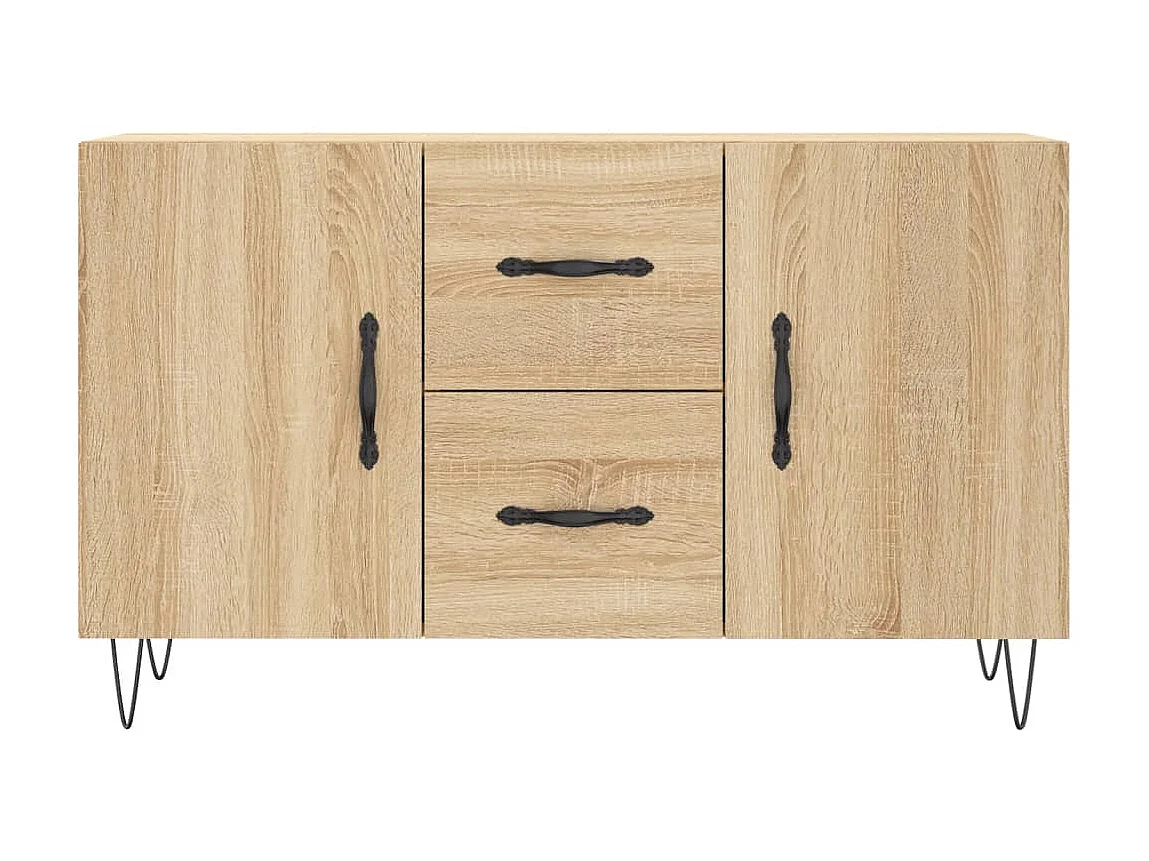 Sideboard Anrichte Sonoma-Eiche 100x36x60 cm Holzwerkstoff -RM72736