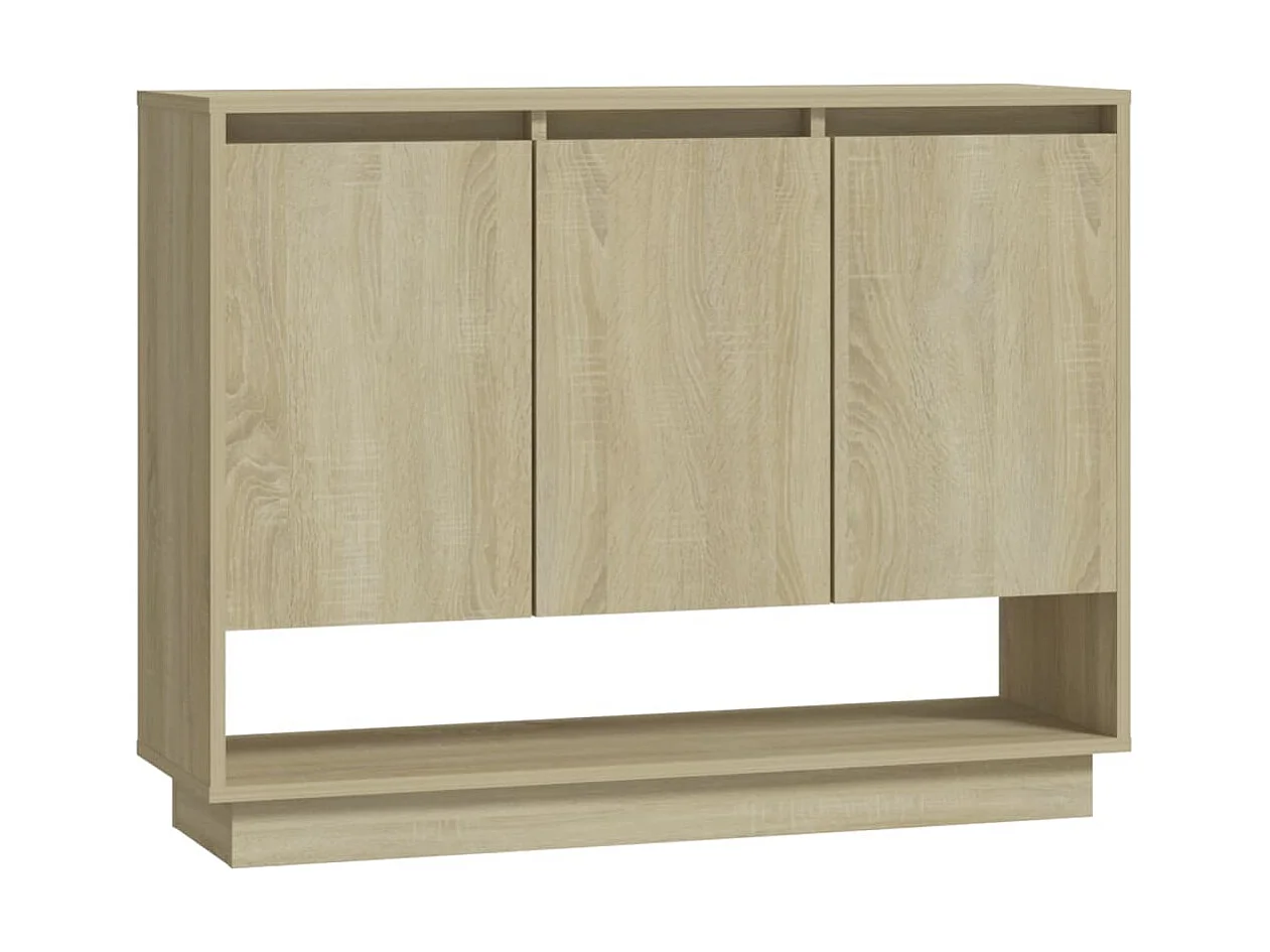 Sideboard Anrichte Sonoma-Eiche 97x31x75 cm Holzwerkstoff -RM87454