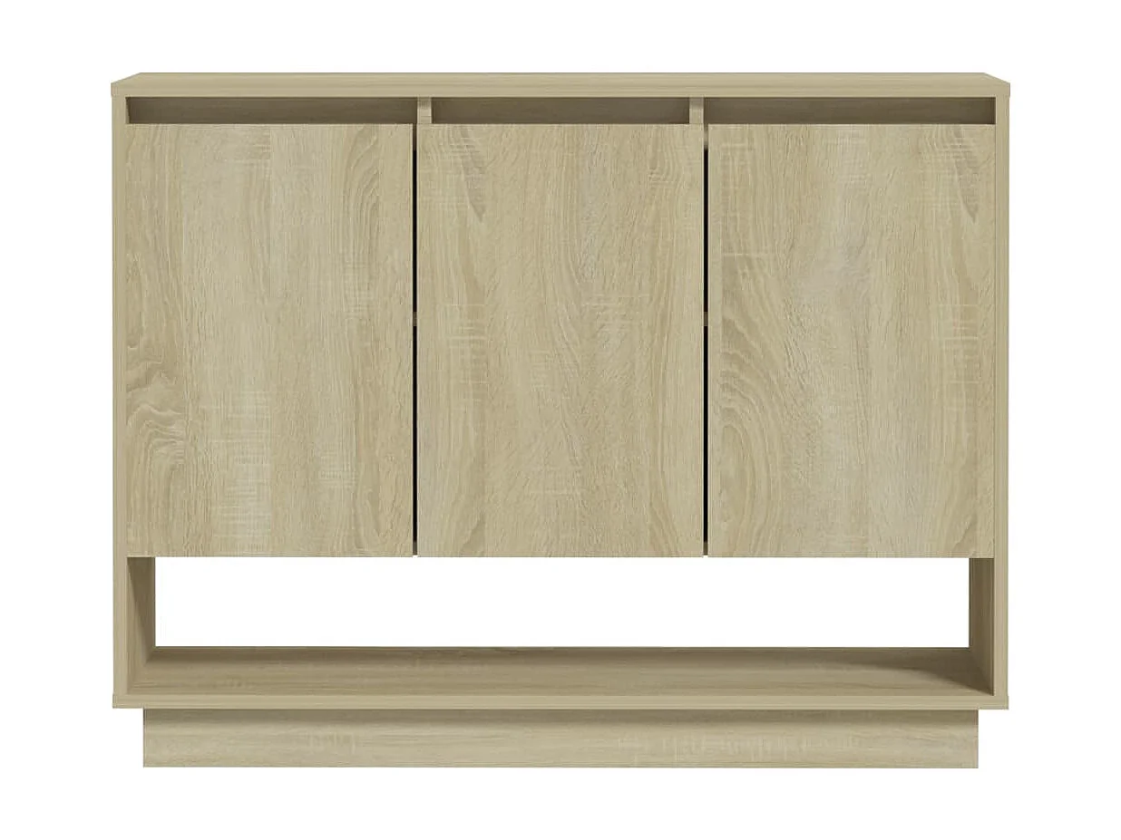 Sideboard Anrichte Sonoma-Eiche 97x31x75 cm Holzwerkstoff -RM87454