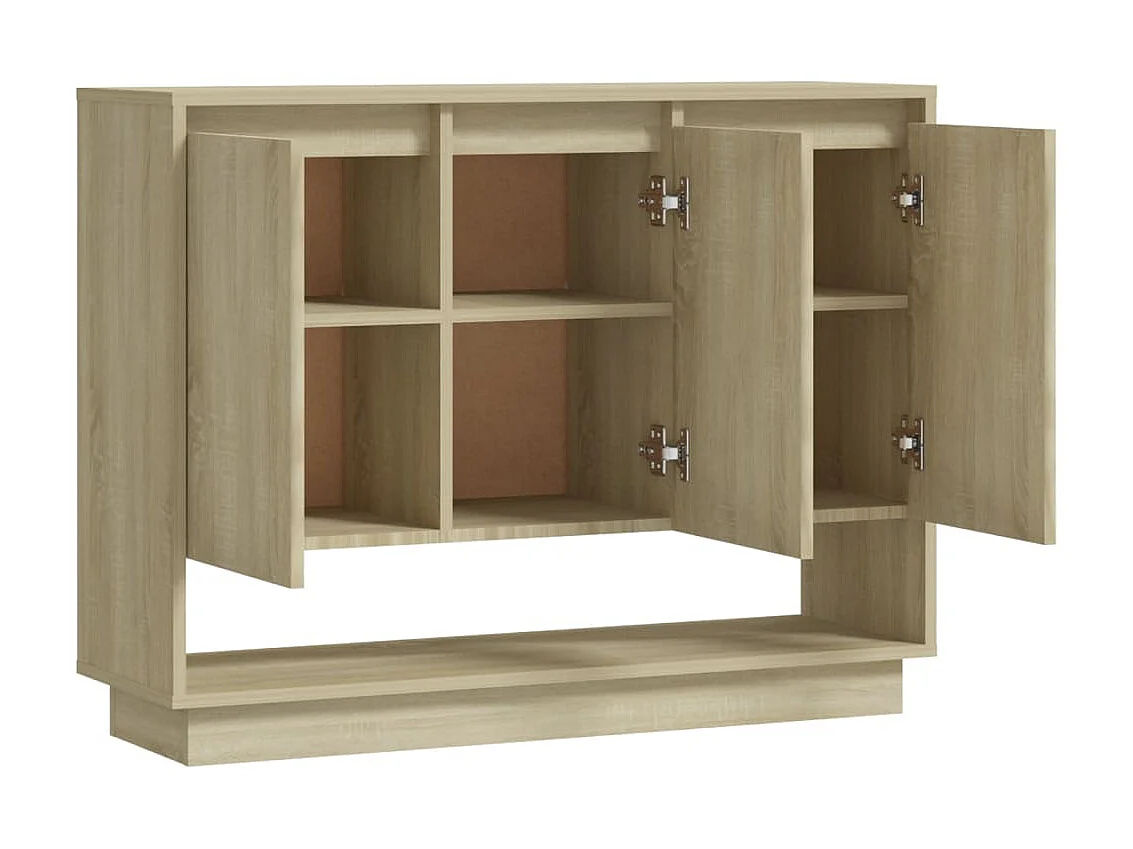 Sideboard Anrichte Sonoma-Eiche 97x31x75 cm Holzwerkstoff -RM87454