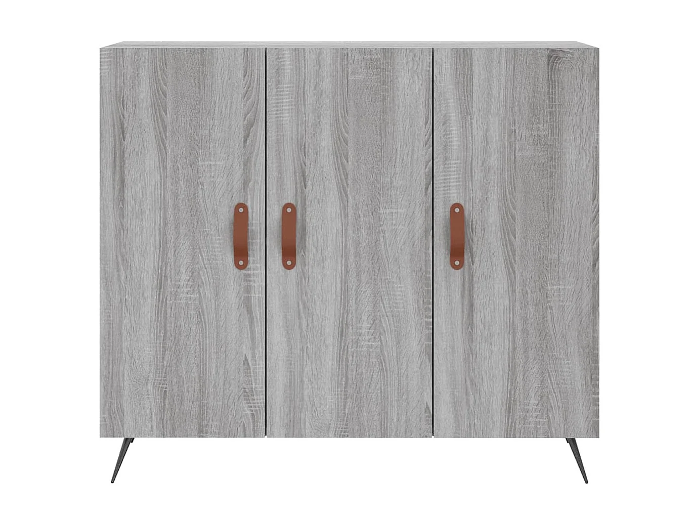 Sideboard Lowboard - Grau Sonoma 90x34x80 cm Holzwerkstoff -RM10979