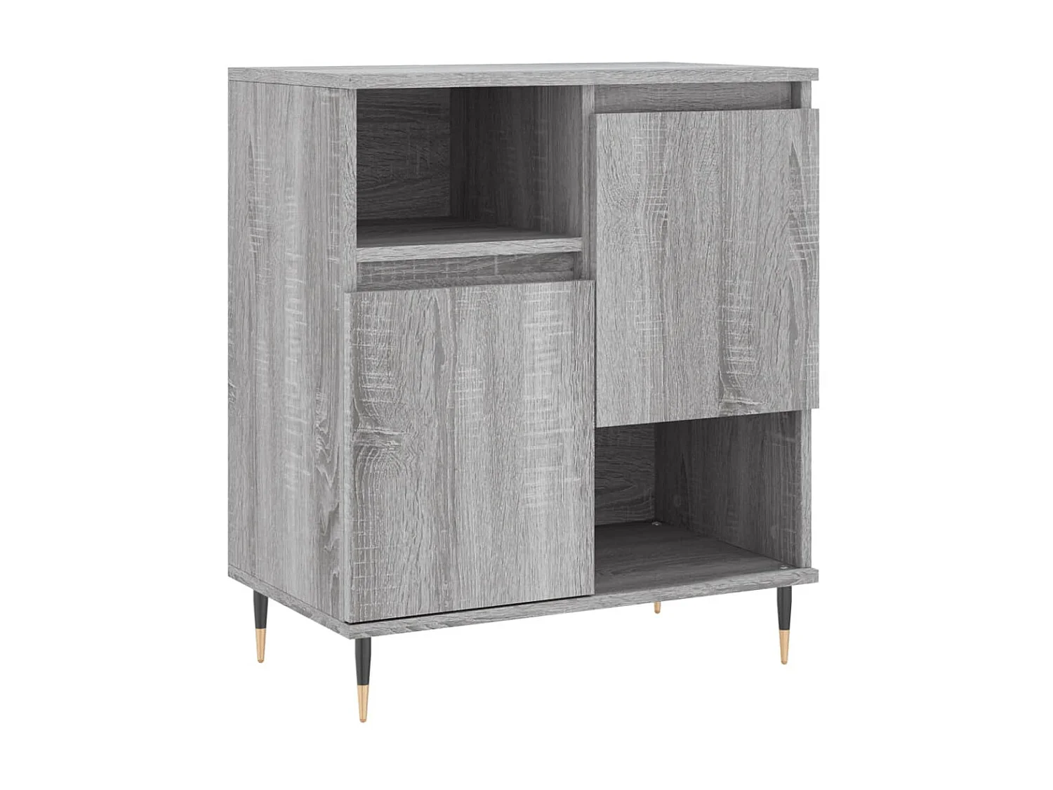 Sideboard Grau Sonoma - Lowboard 60x35x70 cm Holzwerkstoff -RM87656