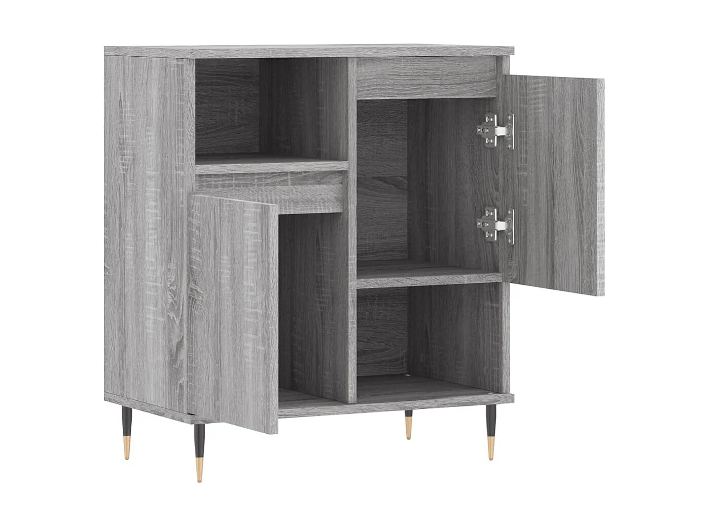 Sideboard Grau Sonoma - Lowboard 60x35x70 cm Holzwerkstoff -RM87656