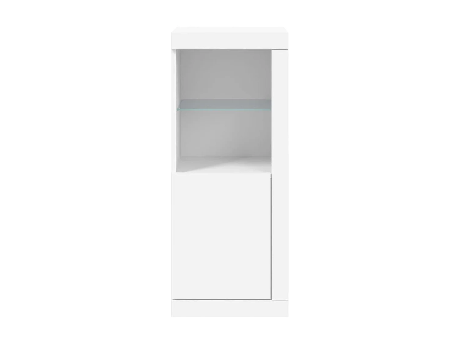 Sideboard Anrichte mit LED-Beleuchtung Weiß 41x37x100 cm -RM84721