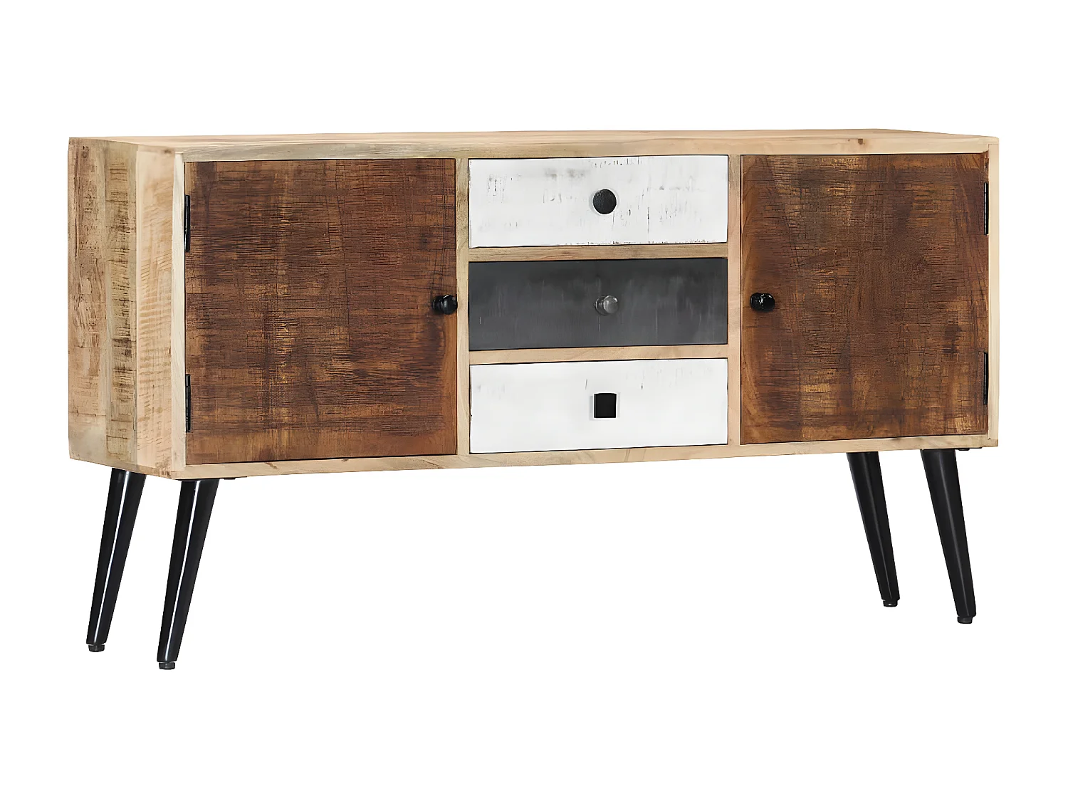 Sideboard Anrichte - 118x30x62 cm Massivholz Mango -RM87186