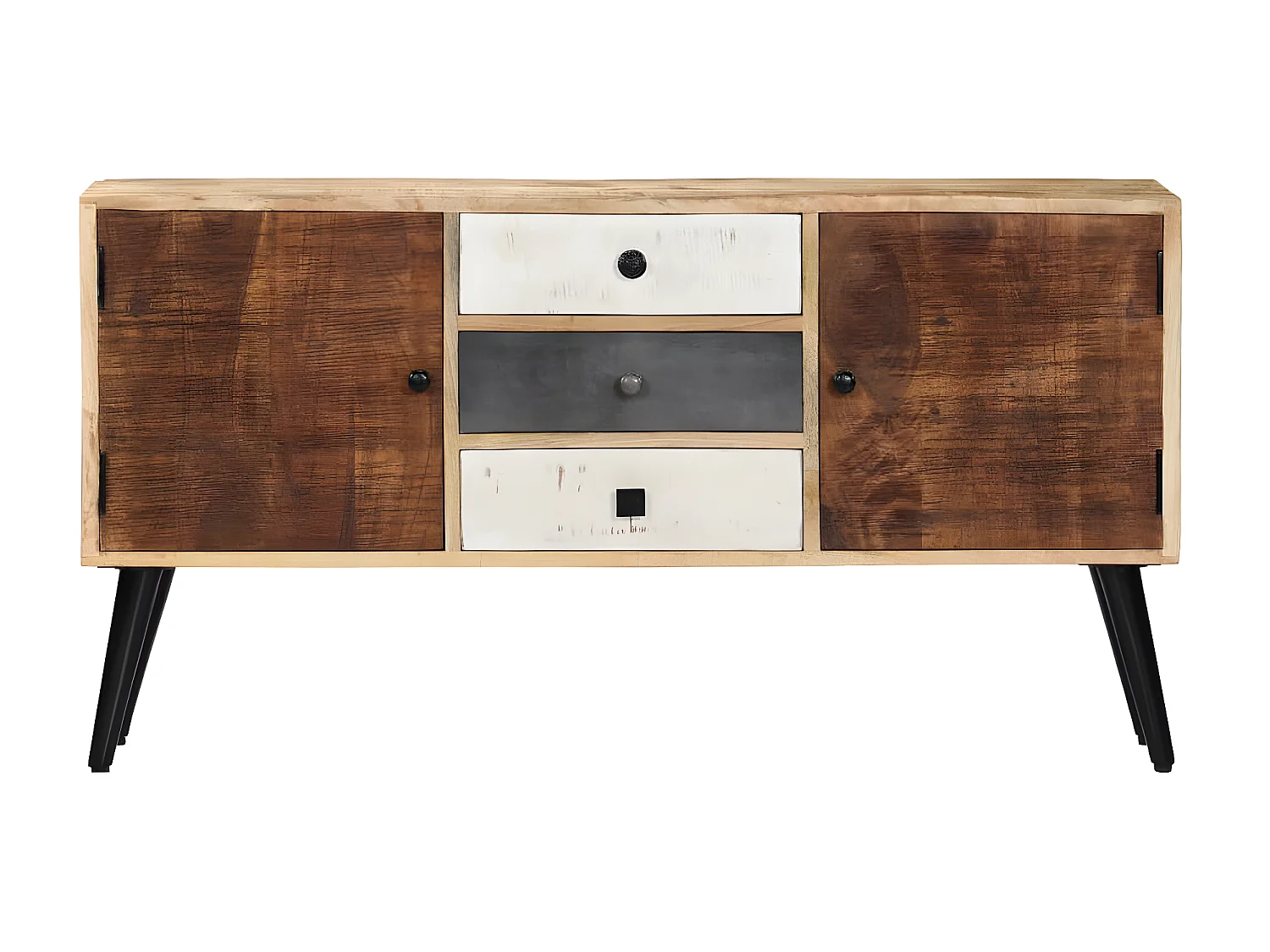 Sideboard Anrichte - 118x30x62 cm Massivholz Mango -RM87186