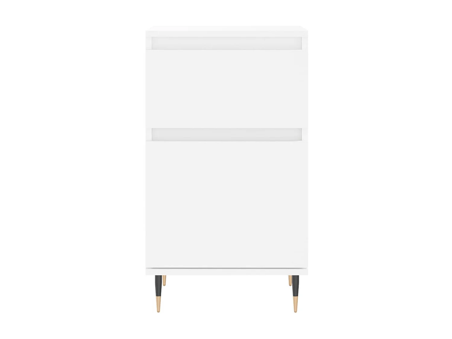 Sideboards im 2er-Set Lowboards Weiß 40x35x70 cm Holzwerkstoff -RM96585