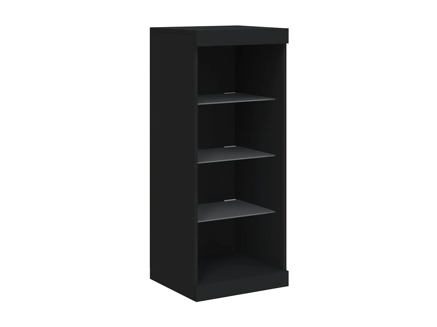 Sideboard mit LED-Leuchten Anrichte Schwarz 41x37x100 cm -RM37808