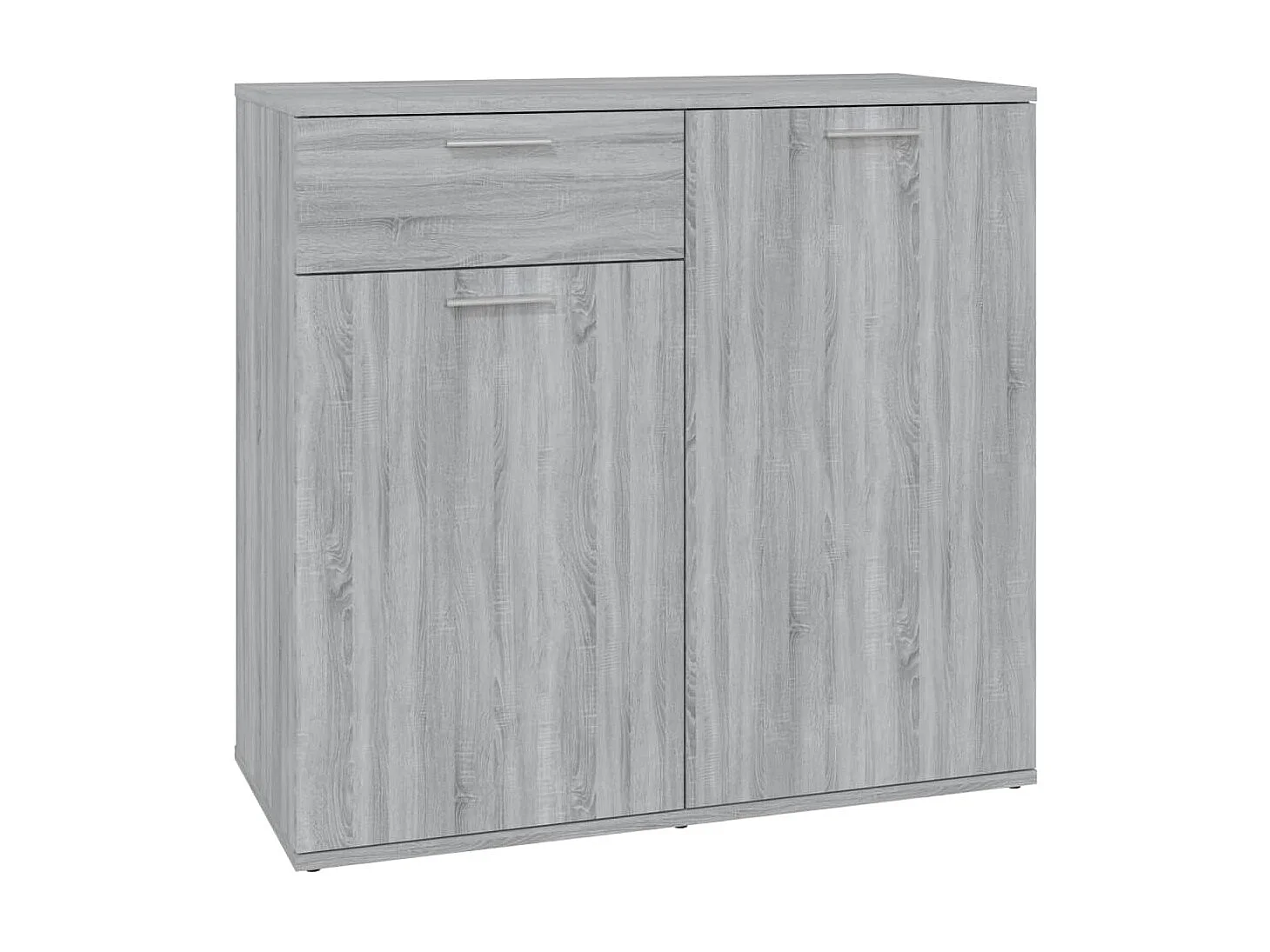 Sideboard Lowboard - Grau Sonoma 80x36x75 cm Holzwerkstoff -RM65028