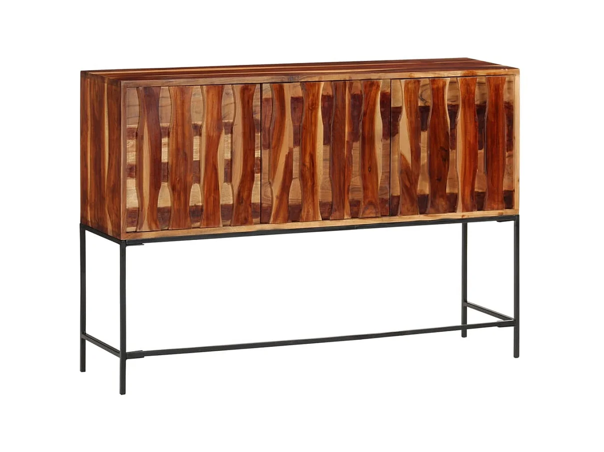 Sideboard Anrichte - 110x28x76 cm Massivholz Akazie -RM51703