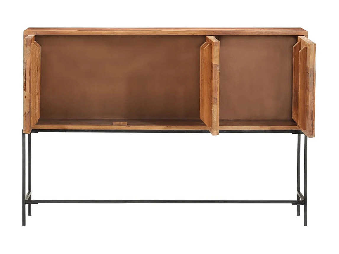 Sideboard Anrichte - 110x28x76 cm Massivholz Akazie -RM51703