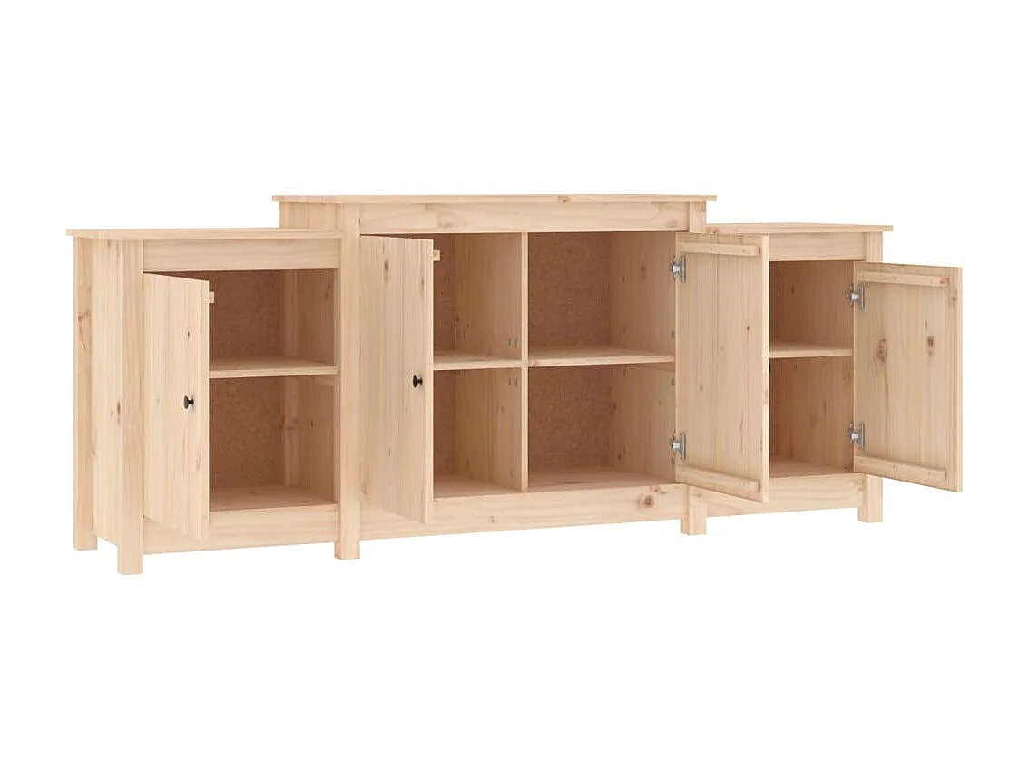 Sideboard Anrichte - 164x37x68 cm Massivholz Kiefer -RM70961