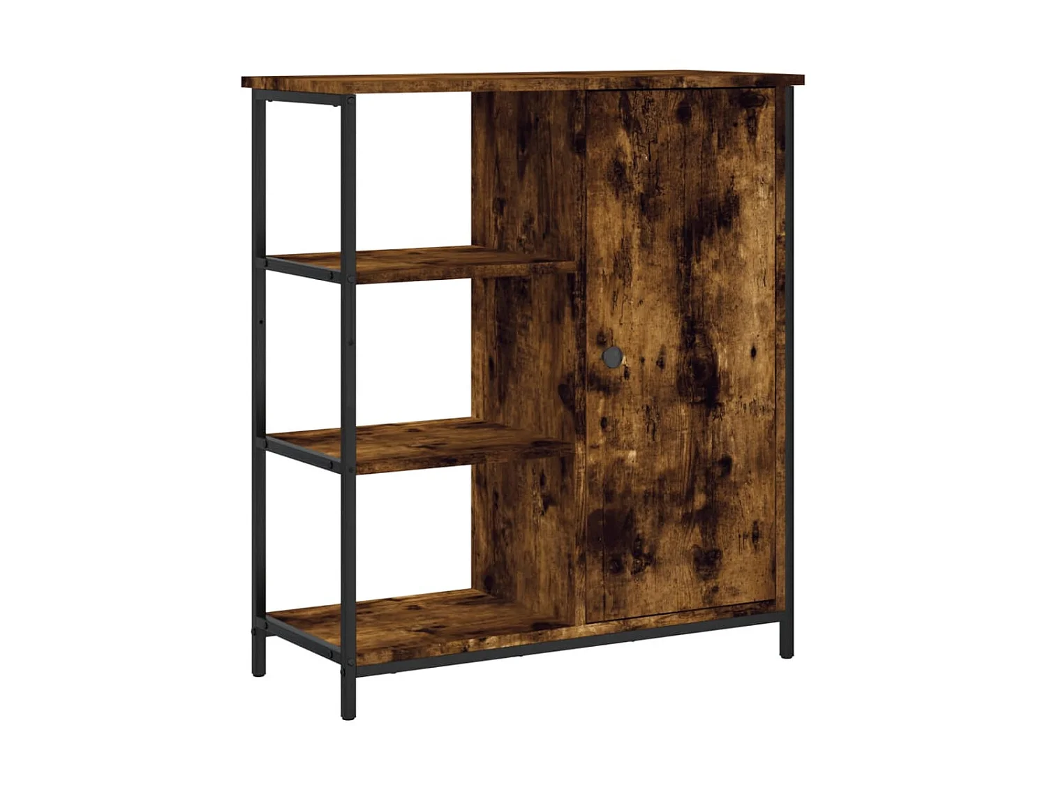 Sideboard Anrichte Räuchereiche 70x30x80 cm Holzwerkstoff -RM37688