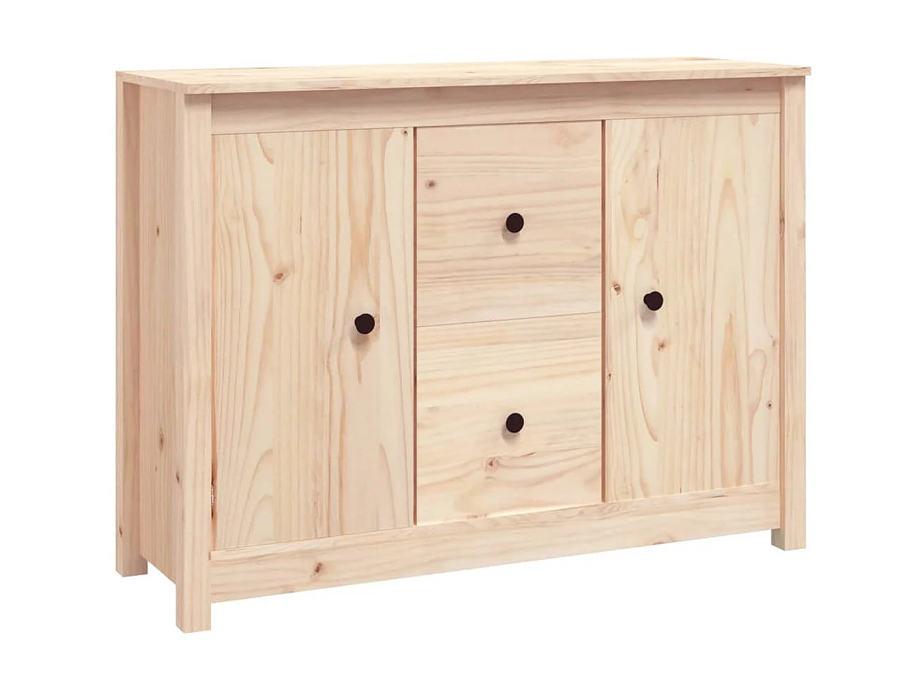 Sideboard Anrichte - 100x35x74 cm Massivholz Kiefer -RM73136